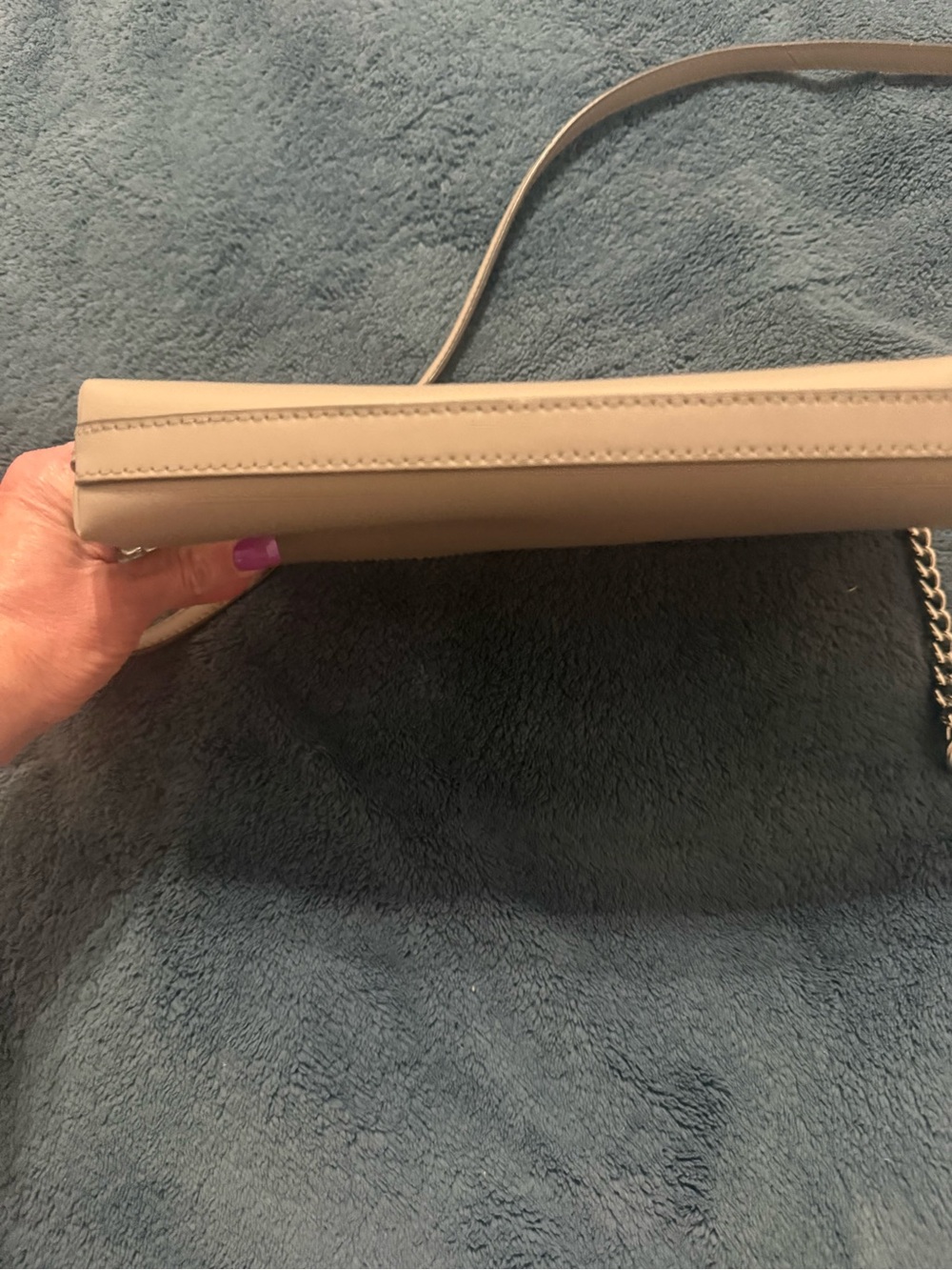 kate spade pale lavender leather mini shoulder bag - Picture 3 of 10